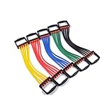 BIUDECO Verstellbarer Brustexpander mit Feder Widerstandsband für Armzug Trainingsgerät für Brust und Armmuskulatur Leichtes Krafttraining zu Hause und Büro Zufällige Zufällige Farbe