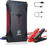 FLYLINKTECH Starthilfe Powerbank, 3500A Spitzstrom 13200mAh...