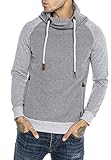 Redbridge Herren Pullover Sweatshirt Schalkragen hoher...