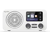 Inscabin D7 Internet DAB/DAB+ Digitalradio, Internetradio/Digitalradio mit Spotify Connect und Bluetooth (White)