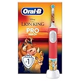 Oral-B Pro Kids König der Löwen Elektrische Zahnbürste, Designed by Braun