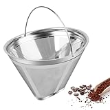 Kaffeefilter Edelstahl Kaffeefilter Größe 4...