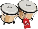 XDrum PERC Bongos Club Weinrot - 2 Trommeln mit 6' und 7' -...