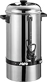 Saro Gastro Kaffeemaschine mit Rundfilter Modell Saromica 6005 Industriekaffeemaschine (6,75 Liter, 40 Tassen Kaffee, Brüh-& Warmhaltefunktion), Silber 317-1000