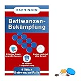 Pafnisoin Bettwanzen Falle 8 Stück Bettwanzen Bekämpfung Bettwanzenfalle gegen Bettwanzen