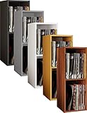 VCM Holz Schallplatten LP Stand Regal Archivierung Ständer Aufbewahrung Platto 2fach Schwarz