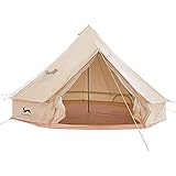 TOMOUNT Glockenzelt 4m Glamping Zelt für 4-6 Personen...