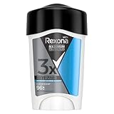 Rexona Men Maximum Protection Anti Transpirant Deo Creme Clean Scent Deodorant mit 96 Stunden Schutz gegen starkes Schwitzen und Geruch mit 3x Schutz bei Stress, Hitze & Bewegung 45 ml