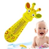 Babybad -Thermometer - Schwimmender Giraffe -Wassertemperaturmonitor, digitales Badewannen -Thermometer | Nettes Badspielzeug, genauer Wassersensor für Babysicherheit Kind, Neugeborene und Kleinkindba