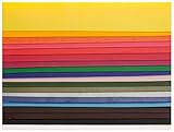 GLOREX 6 8616 003 - Verzierwachsplatten farbig sortiert, ca. 200 x 40 mm, 20 Stück, Grundfarben 20er