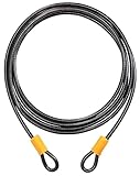 ONGUARD 152824 Mens Akita Wire Bügelschloss, Noir/Jaune, 460 cm x 10 mm