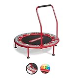 Radio Flyer 2-in-1-Kindertrampolin, rotes Minitrampolin für Kleinkinder im Alter von 3 bis 6 Jahren