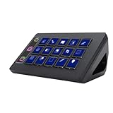 XUMIUZIY Visuelle Makro-Tastatur mit 15 Tasten, Benutzerdefinierte LCD-Tastatur für Stream Deck, EIN-Tasten-Bedienung mit 15 Anpassbaren LCD-Tasten für OBS für Twitch für YouTube