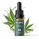 Öl mit CBD 30% - 10 ml - Premiumformel mit 3.000 mg zertifiziertem Cannabidiol - Aus Basis Biohanfsamen - Kosmetisches Mittel - CPNP-Registrierung- naturacbd ist ein Deutsches Unternehmen