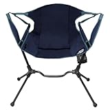 Campingschaukelstuhl, Schaukelstühle für Erwachsene, Oxford-Schaukelstühle mit Tragetasche, Campingstuhl, tragbar, drehbar, robust, für Terrasse, Picknick