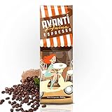 AVANTI Anina - Kaffeebohnen Espresso 1kg Mild & Säurearm I Feinste Trommelröstung mit Arabica & Robusta Espressobohnen I Ideal für Siebträgermaschinen & Vollautomaten