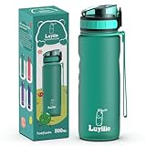 Luyiilo Trinkflasche Kinder Auslaufsicher 500 ml, BPA-Frei...