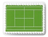 Top That Zuckerfolie, Motiv: Gras-Tennisplatz, DIN A4,...
