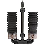 Aginkgo Aquarium Pumpen Schwammfilter Aquarium Innenfilter Tauchpumpe Filter Sauerstoffzirkulation für 15 bis 55 Gallonen Aquarium Aquarium mit Filter Saugnapf Gerät kann eingestellt werden