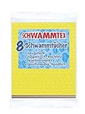 Spontex Schwammtuch 8er Vorteilspack, extrem saugfähig und...