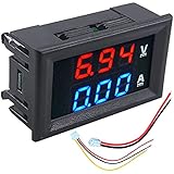 Retoo Mini Digital Voltmeter Amperemeter mit LCD Anzeige...