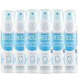 BREEZE | Deodorant Spray Frische Talcata, 6 x 150 ml