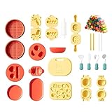 Modelliermasse für Jungen und Mädchen, Bastelkunst mit chinesischem Küchenthema, Spielzeug-Lebensmittel, für Kinder, Weihnachtsgeschenke, Aktivitäten für Geburtstagsfeiern, Klassenzimmer, Urlaub