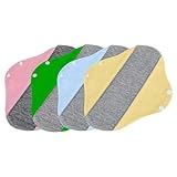 4 Stück Waschbare Slipeinlagen, Waschbare Binden aus Natürliche Baumwolle,Wiederverwendbare Stoffbinden, Waschbar Damenbinden für alle Frauen