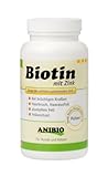 Anibio Biotin Pulver 220g Ergänzungsfutter für Hunde und Katzen, 1er Pack (1 x 220 g)