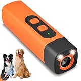 Anti Bell Gerät Hunde,Ultraschall Hundeabwehr mit 3 Einstellbaren Frequenzen LEDTaschenlampe,Wiederaufladbar Antibell Ultraschall Gerät für Kleine Hunde Innen Außenbereich
