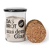 brotstoff - Lieblingsknifte - DAS BROT AUS DEM GLAS, Brotbackmischung und Backform – ideal als Einzugsgeschenk, als Geburtstagsgeschenk, oder als Gastgeschenk, 1 Glas wiederverwendbar als Backform