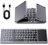 OMOTON Bluetooth-Faltbare-Tastatur, Kabellose...