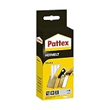 Pattex Hotmelt Sticks, Klebesticks für die Heißklebepistole mit extrem hoher Transparenz, Heißkleber Sticks zum Basteln, Dekorieren und Reparieren, 1x25 Sticks