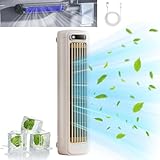 BesBet sherum Cooling ace klimaanlage Tragbare Wand klimaanlage Leise, Portable klimaanlage Cooling Fan mit 3 Geschwindigkeit, Wandmontierbar,Apricotwhite-25