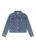 NAME IT Mädchen NKFPHINE DNM Jacket 5352-ZA N Jeansjacke, Dark Blue Denim, 134