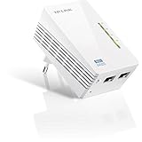 TP-Link WLAN Powerline Adapter TL-WPA4220 WLAN 300Mbit/s, AV600 Powerline, Zusatzeinheit, Es kann Nicht alleine verwendet Werden