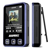 MP3 Player Bluetooth 5.3 mit Sport Clip und Sportarmband, mp3-player mit 1,77 Zoll TFT Farbbildschirm, Mp3 Player mit Kopfhörer, Unterstützt bis 128GB SD Karte, Violett