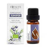 Essences Bulgaria BIO Wacholder Öl 10ml | Juniperus communis | 100% Naturrein | Unverdünnt | BIO-zertifiziert | Spitzenqualität aus Familienbetrieb | Ohne Gentechnik | Vegan