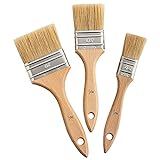 CT COOLTECK Malerpinsel Set (3 Stück) - Flachpinsel Made in EU - Pinsel aus Mischborsten ohne Borstenverlust - ideal als Lackpinsel, Lasurpinsel & Co.