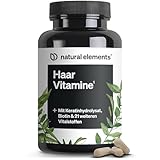 Haar Vitamine – 180 Kapseln – hochdosiert mit Keratin,...