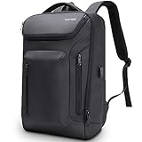 HOMIEE Rucksack Herren Damen 15,6 Zoll Laptop Rucksack mit Laptopfach Handgepäck Rucksack Wasserdichter Notebook Schulrucksack mit USB Ladeanschluss für Arbeit Business Freizeit Schule Reisen