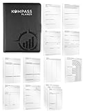 KOMPASS® Ringbuch A5 Nachfüllbar | Ringordner A5 Binder...