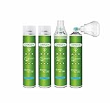 Atgreen Inhalationssauerstoff O2 (56 L Das Set enthält 4...