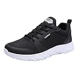 Mesh Sneaker Männer, Tragekomfort Sportschuhe, Atmungsaktiv Joggingschuhe, Weichen Sohlen Laufschuhe, Anti-Slip Turnschuh, Modische Walkingschuhe, Slim-Simply Schuhe, Flache Shoes