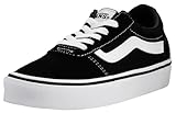 Vans Damen Ward Sneaker Ward Trainers, (SUEDE/CANVAS) BLACK/WHITE, 39 EU