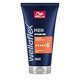 Wellaflex Men Power Definition Gel | Ultimativer Halt Styling Haargel | Veganes Haargel | Dermatologisch getestet & frei von Silikonen | 150ml