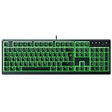 Razer Ornata V3 X - Flache Membran-Tastatur mit Chroma RGB (Lautlose Membran-Switches, Ergonomische Handballenauflage, Tastenkappen Anti-UV-Beschichtun) QWERTZ DE-Layout | Schwarz