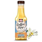 Schwartau Coffee Shop Zuckerfreier Vanille-Sirup – Barista-Qualität für Kaffee-Kreationen, Natürlicher Geschmack ohne Farbstoffe, 200ml