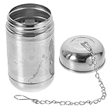 iplusmile Edelstahl Gewürzsieb mit Kette Separater Gewürzkorb für Lose Teeblätter und Suppen Glatte Kanten Rostfrei und Lebensmittelecht Vielseitig Einsetzbar in Küche und Gastronomie