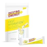 Dextro Energy Fast Hydration Lemon Lime - Elektrolyte Pulver Sticks mit Zink zur optimierten Hydration - 25er Pack